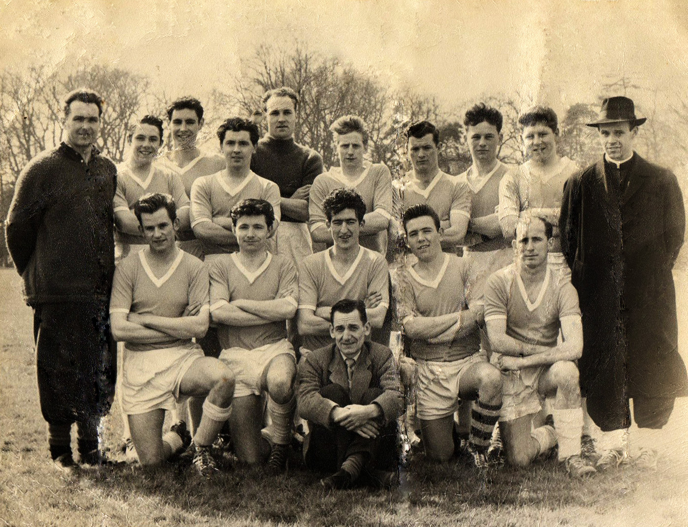Football Team and Fr Warnock