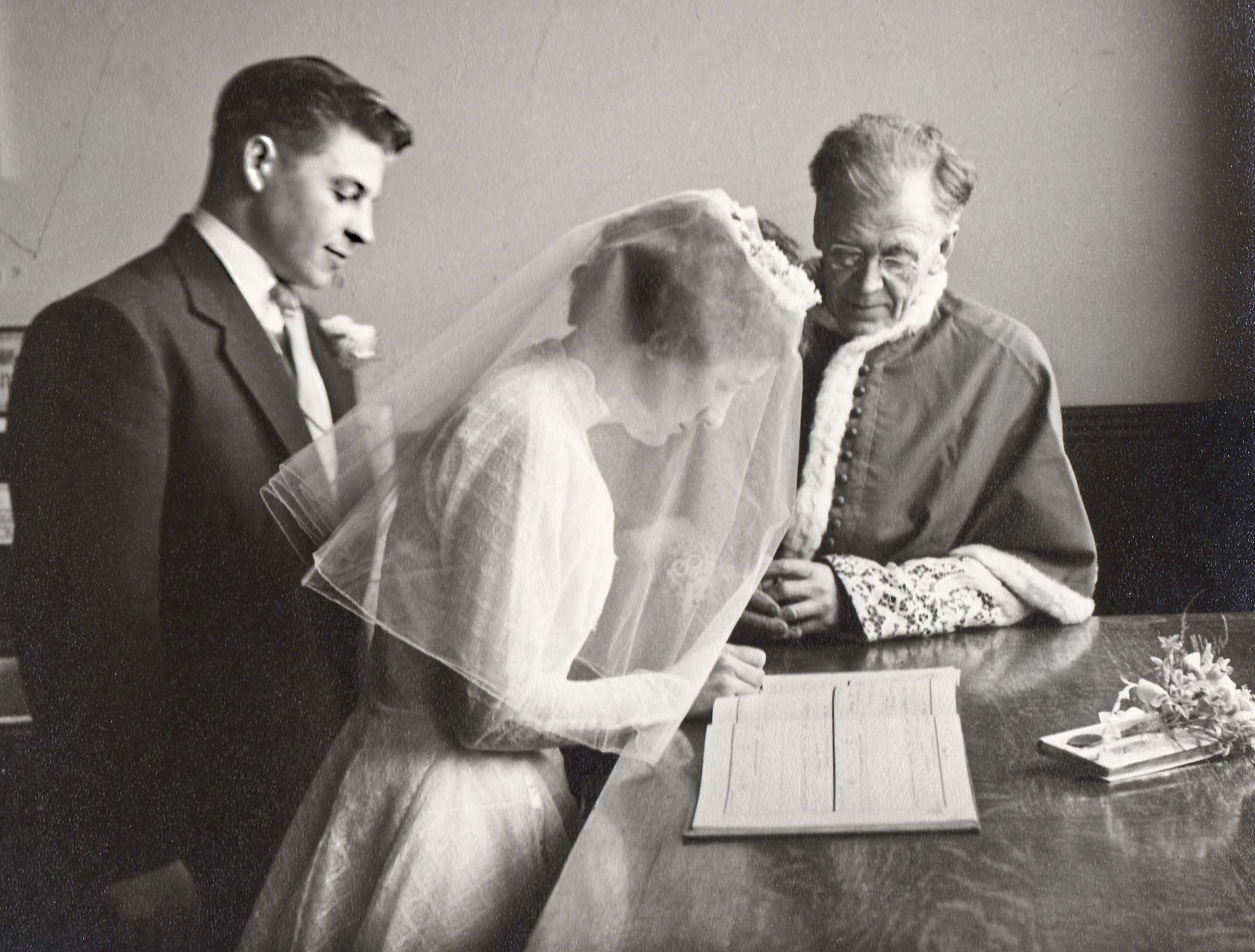 Pritchard wedding 1958