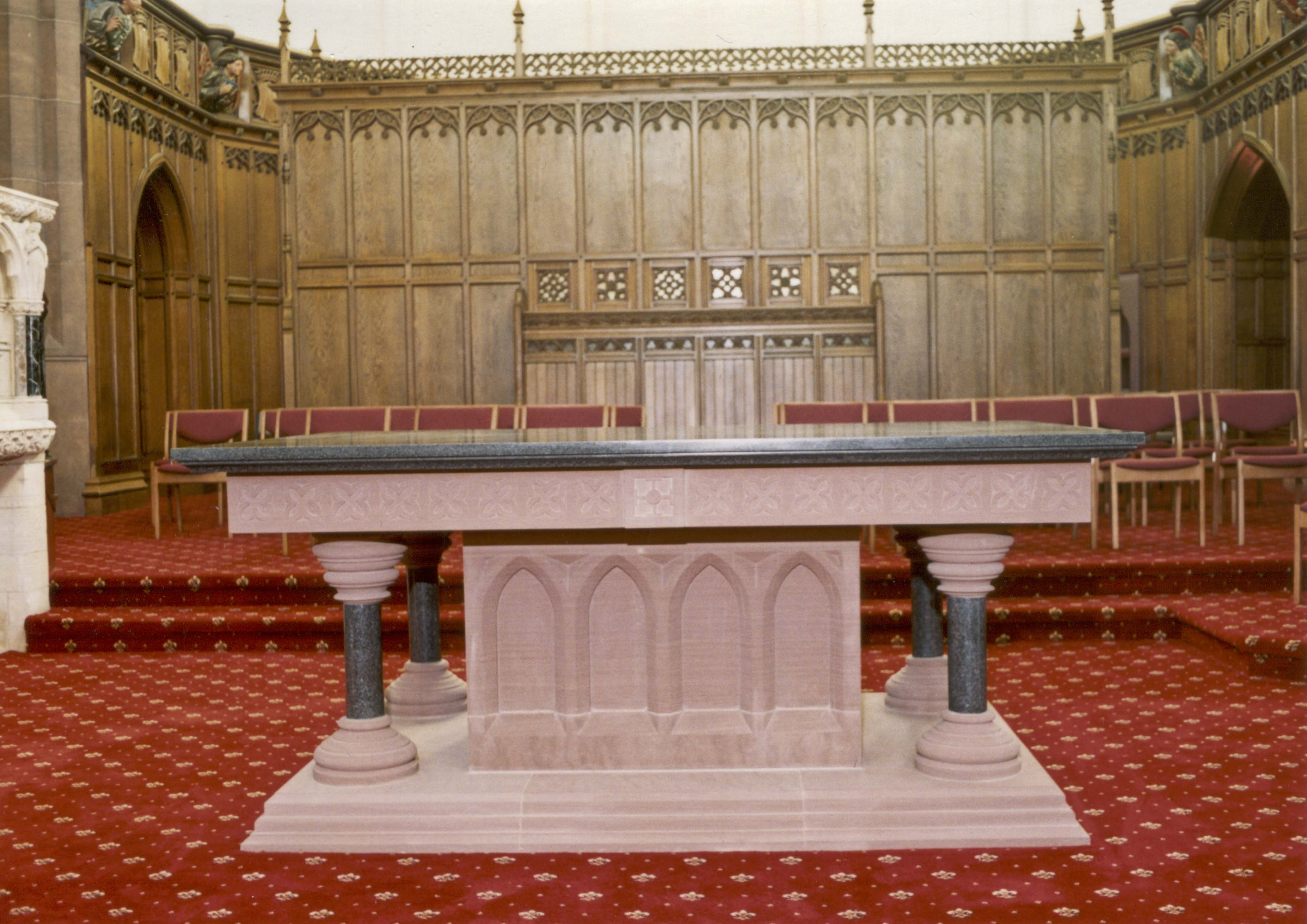 The new altar