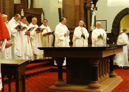 Consecration of new Altar