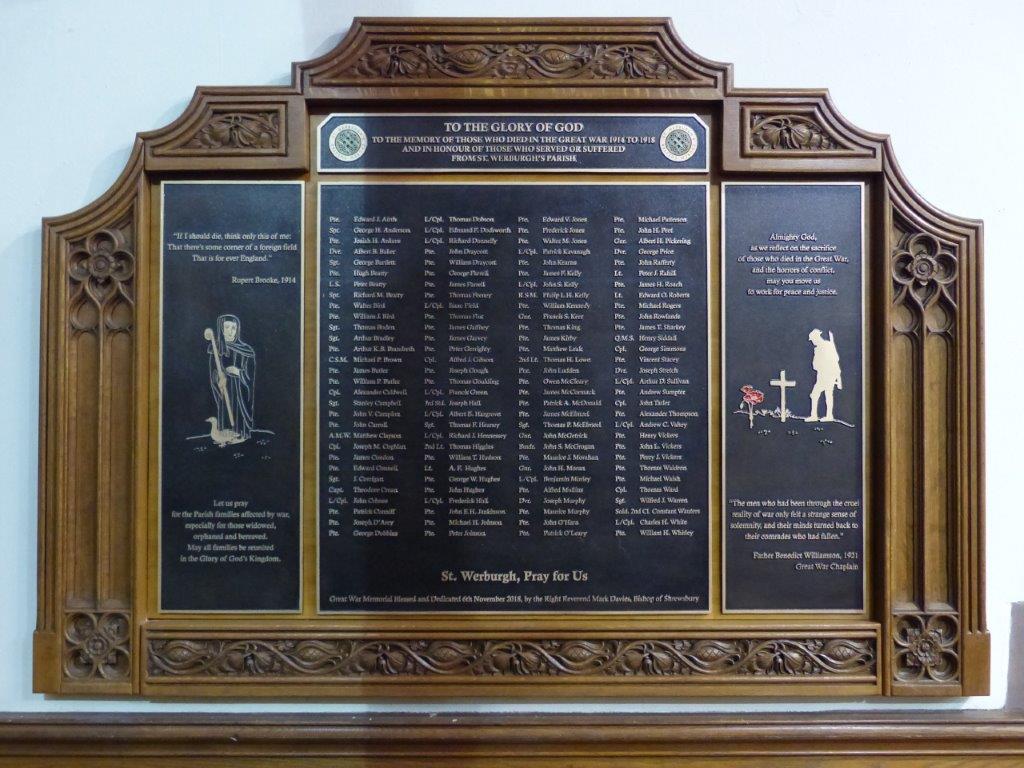 [Great War memorial plaque]