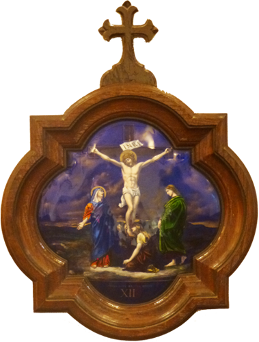 Enamel station 12, St Winefride's]