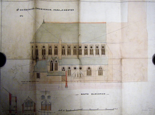 [Architectural drawing of Church]